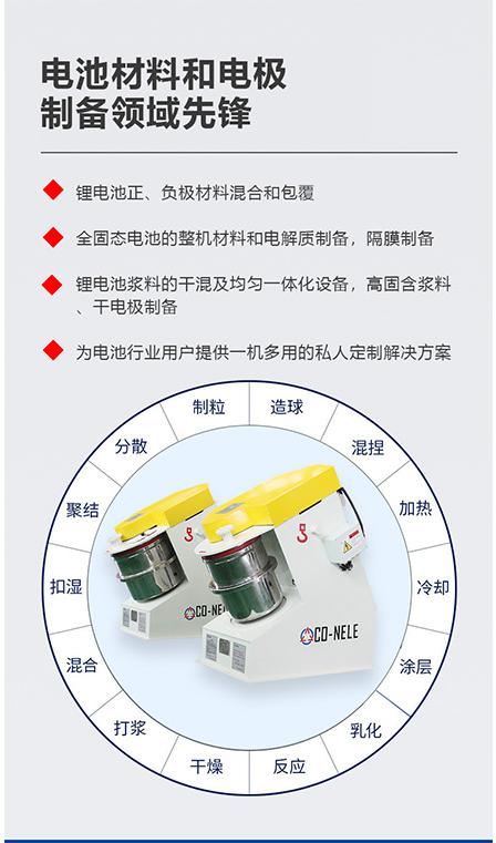 科尼樂鋰電池強(qiáng)力混合機(jī) 科尼樂鋰電池強(qiáng)力混合機(jī)